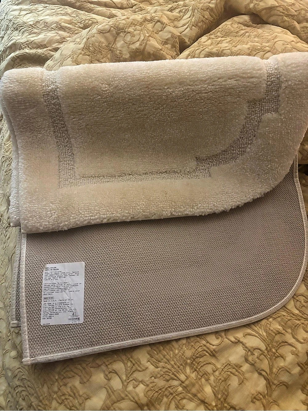 ULTRA RARE VINTAGE DEADSTOCK ✨ JCPenney Home Bath Rugs / Mats - Matching Set of